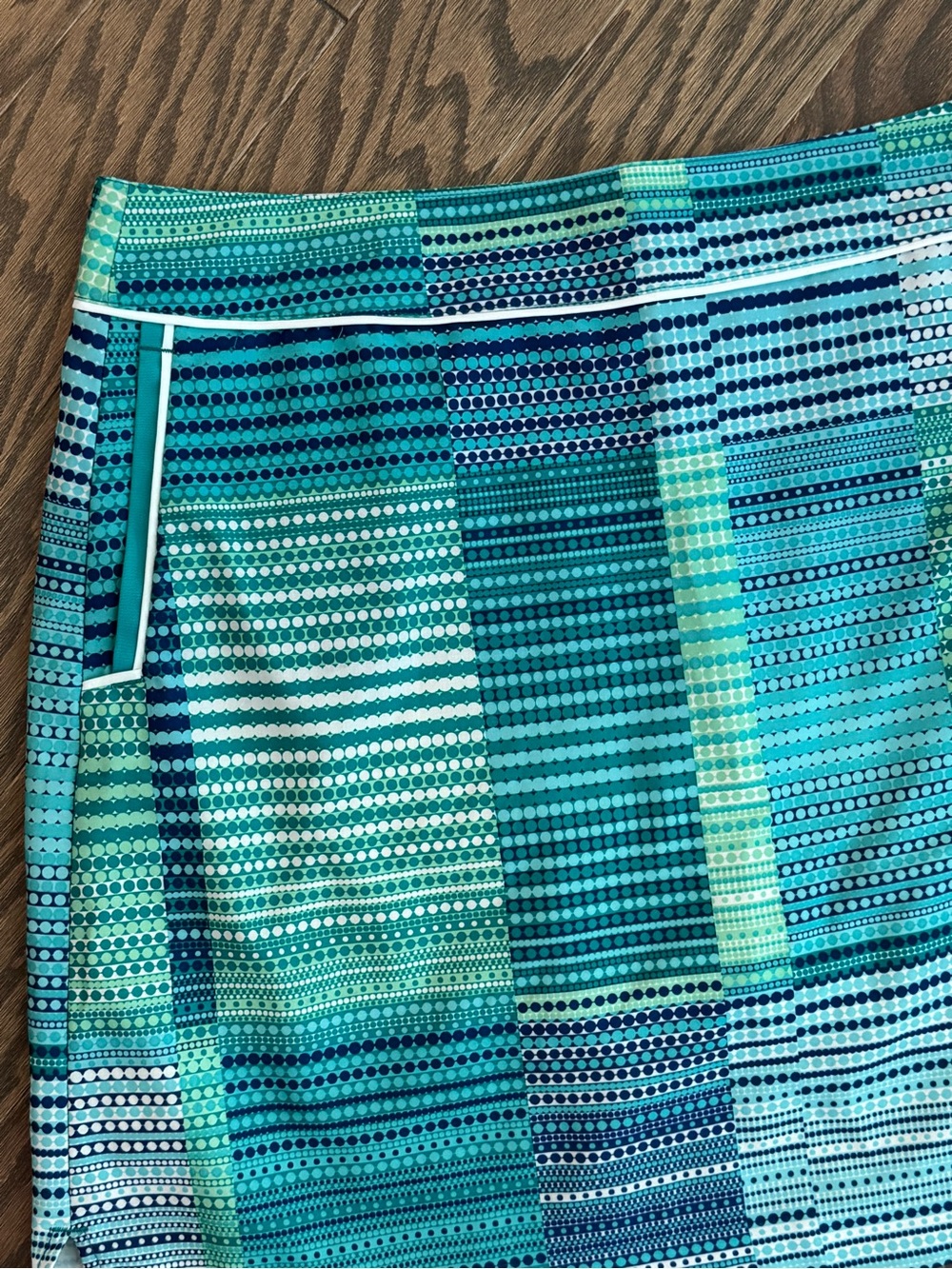 EP Pro Turquoise Patterned Skort - Picture 2 of 6